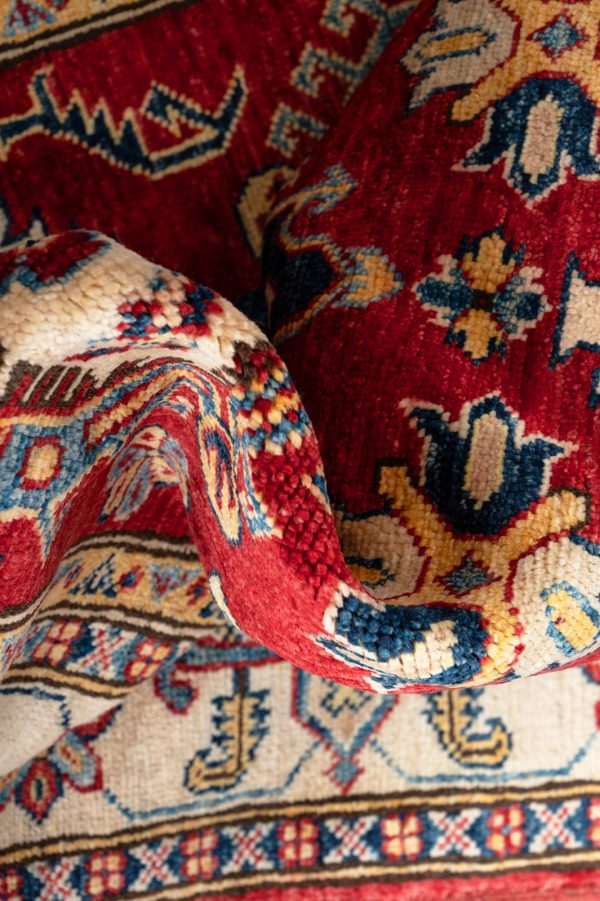 Fine Kazak  198cm x 118cm / 6'6'' x 3'11'' - Image 2
