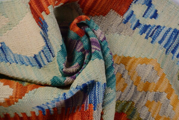 Maimana Kilim Chobi  173cm x 56cm / 5'8'' x 1'10'' - Image 2