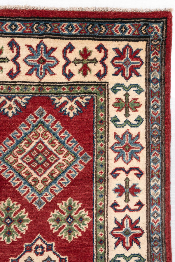 Village Kazak 297cm x 75cm / 9'9'' x 2'6'' - Image 4