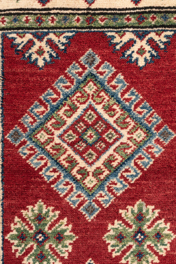Village Kazak 297cm x 75cm / 9'9'' x 2'6'' - Image 6