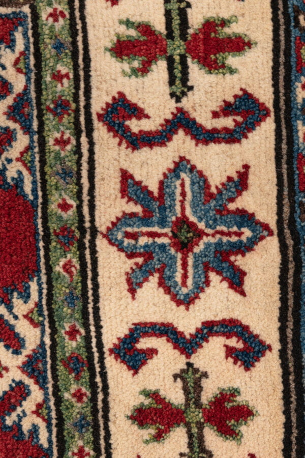 Village Kazak 297cm x 75cm / 9'9'' x 2'6'' - Image 7