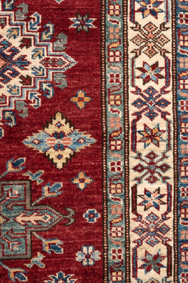 Fine Kazak 399cm x 82cm / 13'1'' x 2'8'' - Image 8
