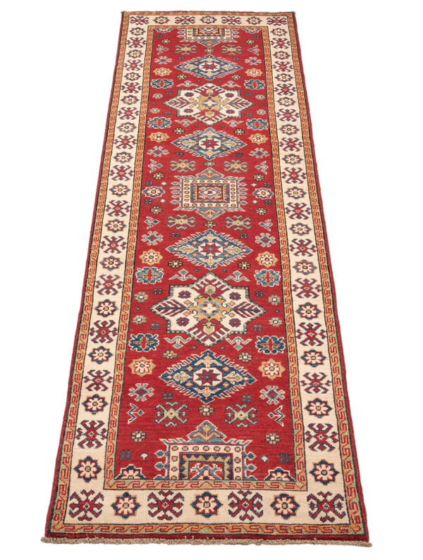 Village Kazak 293cm x 79cm / 9'7'' x 2'7'' - Image 3