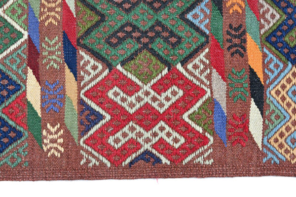 Soumak Kilim 200cm x 83cm / 6'7'' x 2'9'' - Image 5
