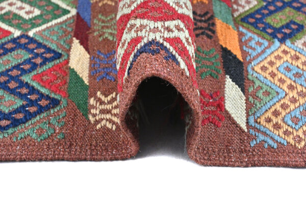 Soumak Kilim 200cm x 83cm / 6'7'' x 2'9'' - Image 6