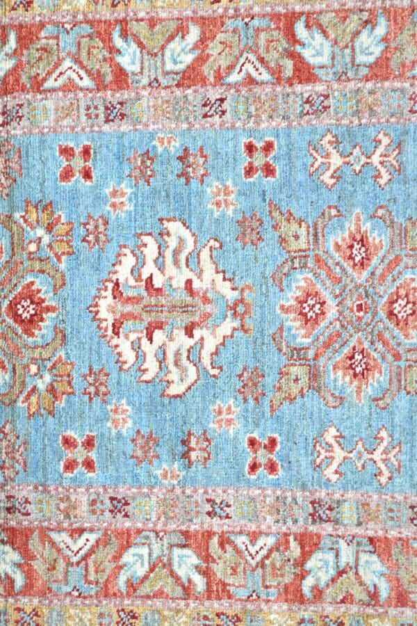 Fine Kazak Runner 213cm x 74cm / 7ft x 2ft 5in - Image 2