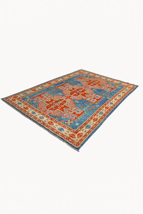 Afghan Ziegler Abshar Rug 205cm x 151cm / 6ft 9in x 5ft - Image 7