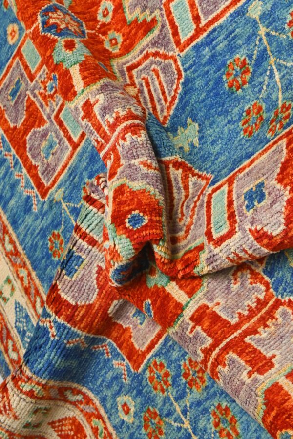 Afghan Ziegler Abshar Rug 205cm x 151cm / 6ft 9in x 5ft - Image 6