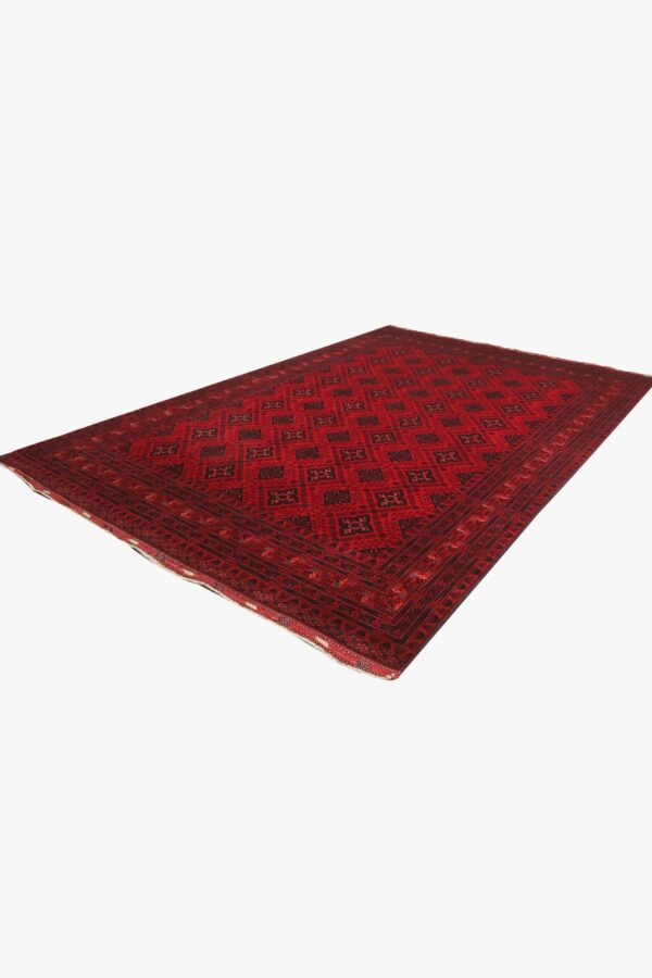 Afghan Fine Belgic Rug 291cm x 200cm /  9ft 6in x 6ft 7in - Image 7