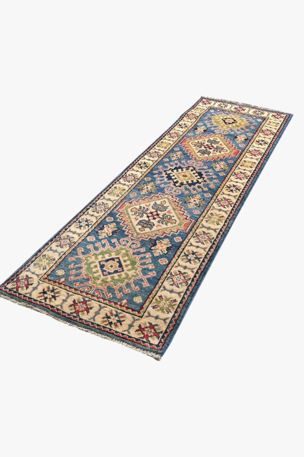 Afghan Village Kazak Hallway Runner 57x185cm /  1'10''x6'1'' - Image 3