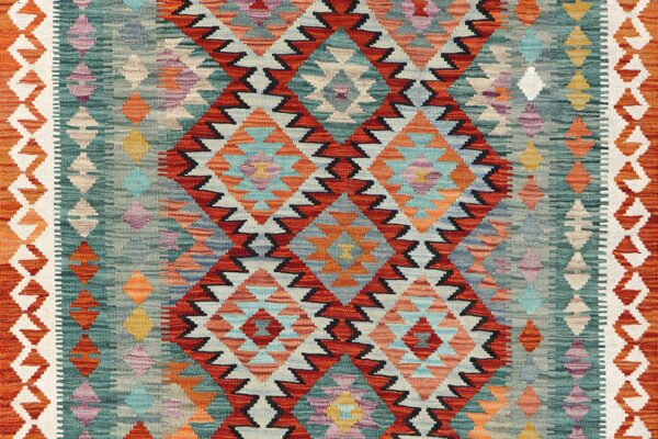 Afghan Kilim 117x188cm / 3'10''x6'2'' - Image 2